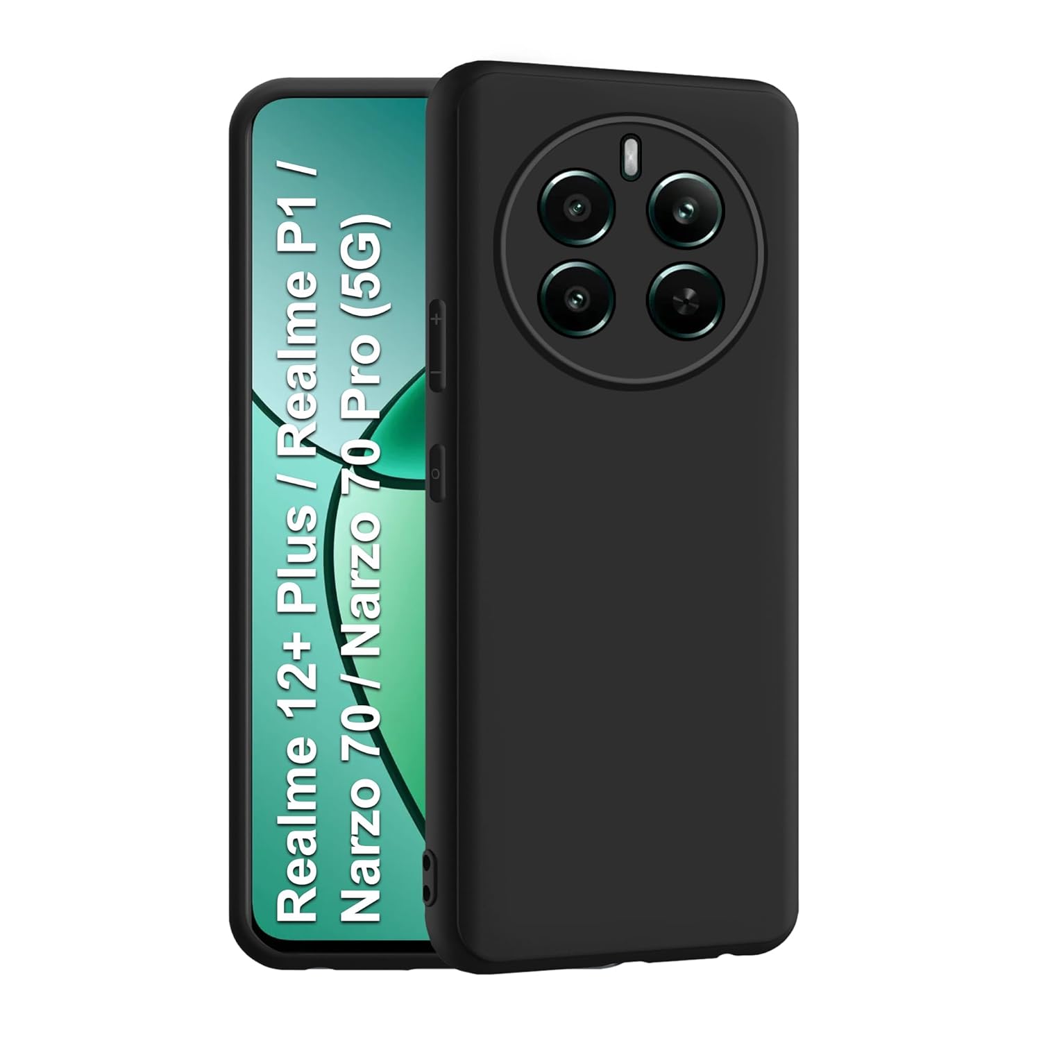 1 For Realme P1 Back Cover iBlack New - Image 1