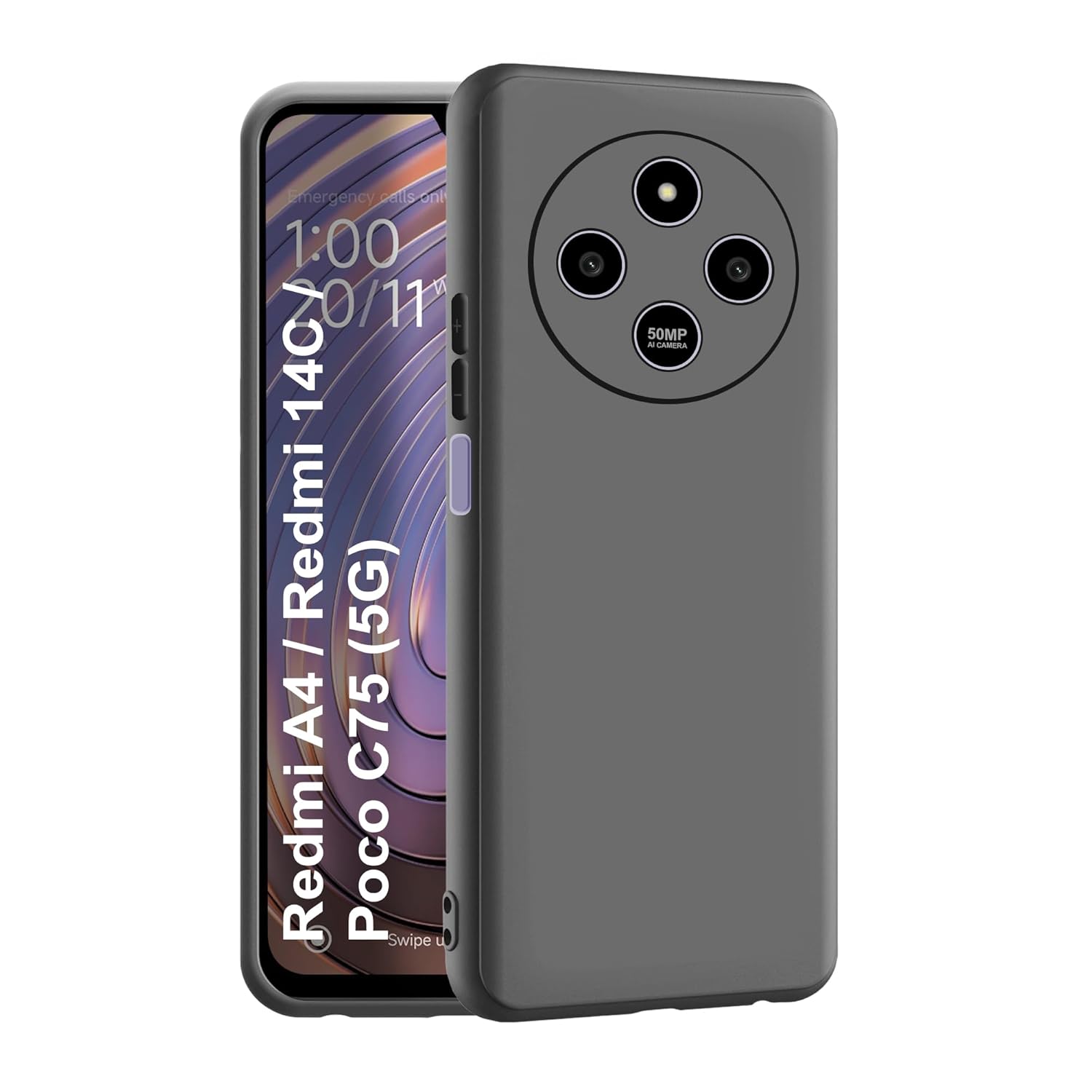1 For Xiaomi Redmi 14C Civi Back Cover iBlack New - Image 1