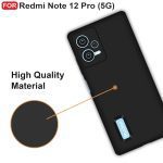 For Xiaomi Redmi Note 12 Pro Back Cover iBlack New - Image 6