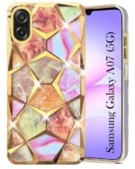 For Samsung Galaxy A07 Back Cover Diamond Cut Case New