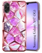 For Samsung Galaxy A07 Back Cover Diamond Cut Case New - Image 4